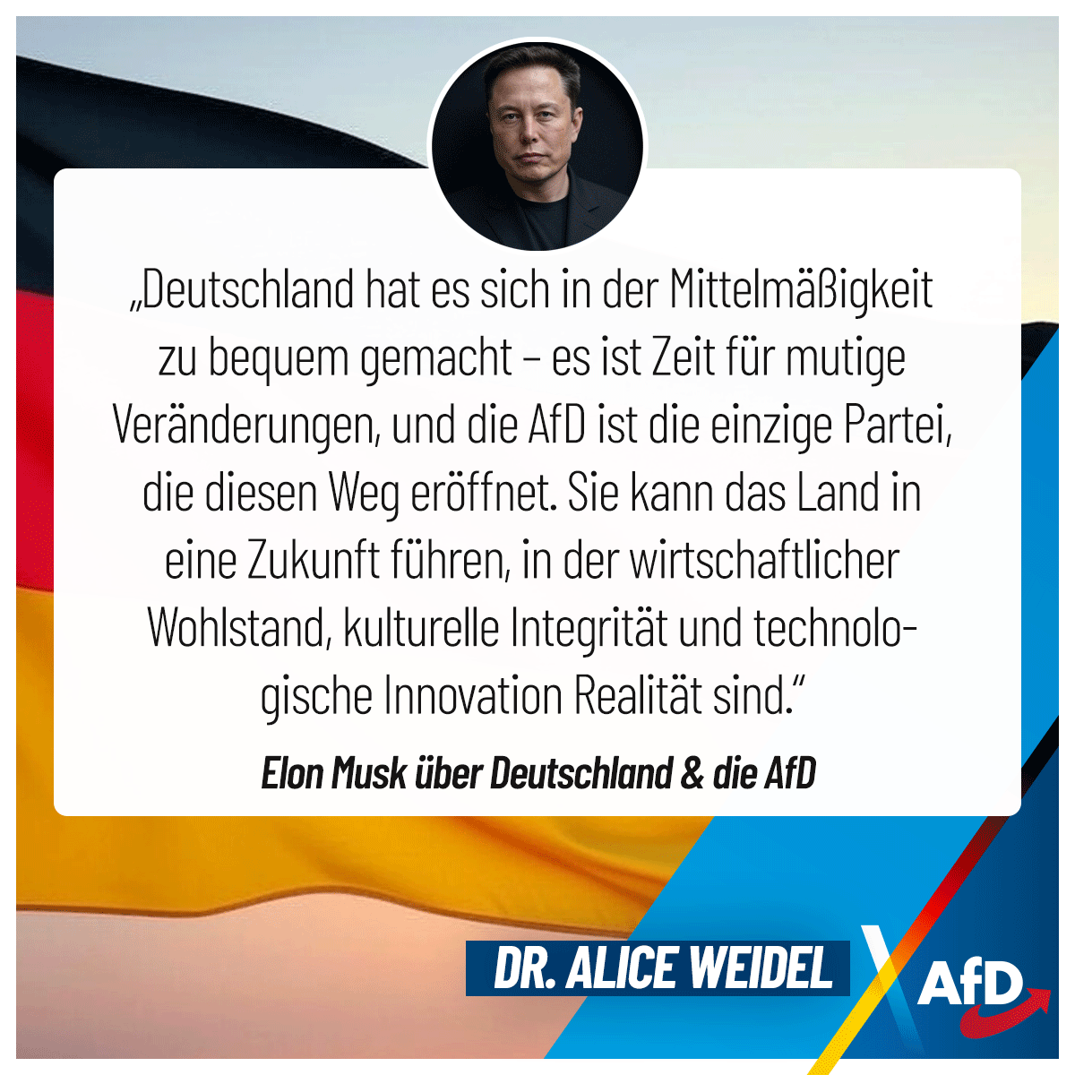 Neuer Beitrag auf Alice Weidel AfD Kanzlerkandidatin 2025